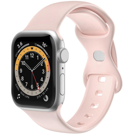 Bracelet for Apple Watch 42/44/45mm Silicone Pink