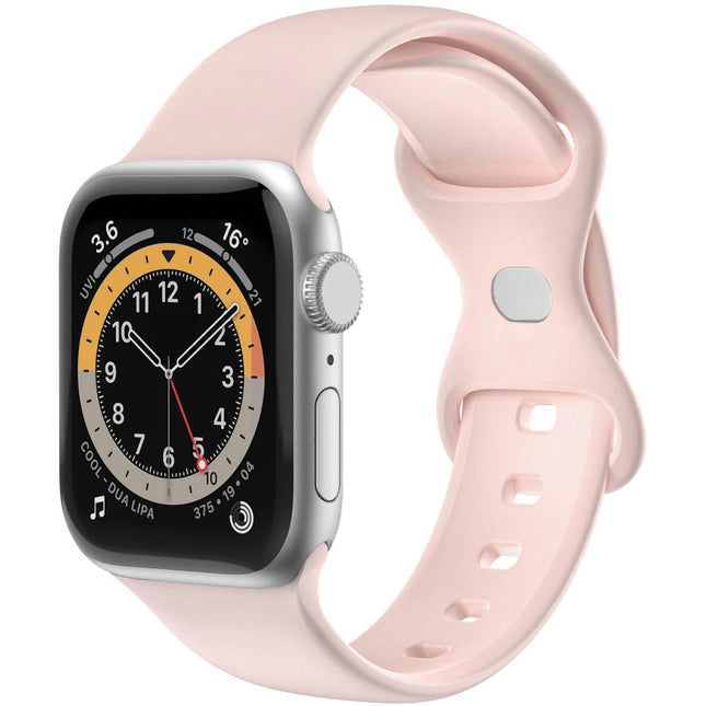 Bracelet for Apple Watch 42/44/45mm Silicone Pink