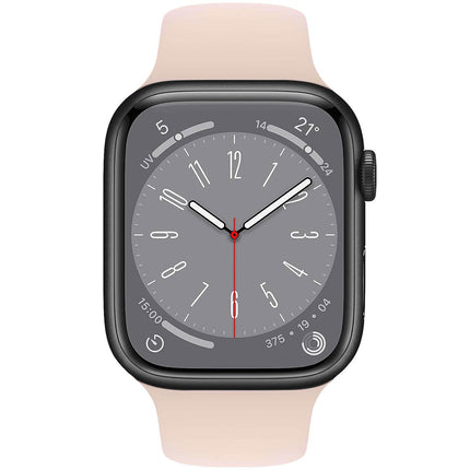 Bracelet for Apple Watch 42/44/45mm Silicone Pink