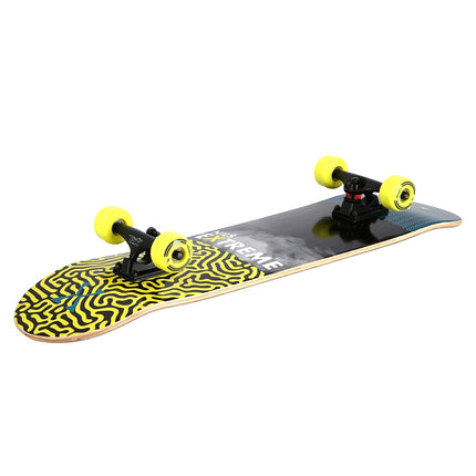 Brain Skateboard, 31"" Maple Deck, Double Kick