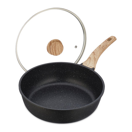Braising Pan with Lid, Non-Stick, Induction Safe