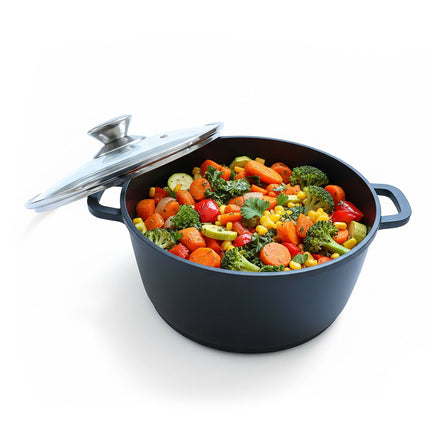 Braising Pot with Glass Lid, Cast Aluminium, Non-Stick