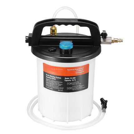 Brake Bleeder Kit – 3L Extractor, 1L Refill, 13 Connectors