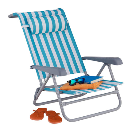 Brass chair with neck pillow - foldable