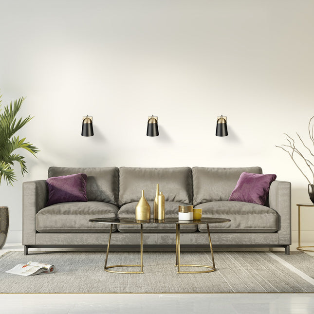 Brass wall lamp