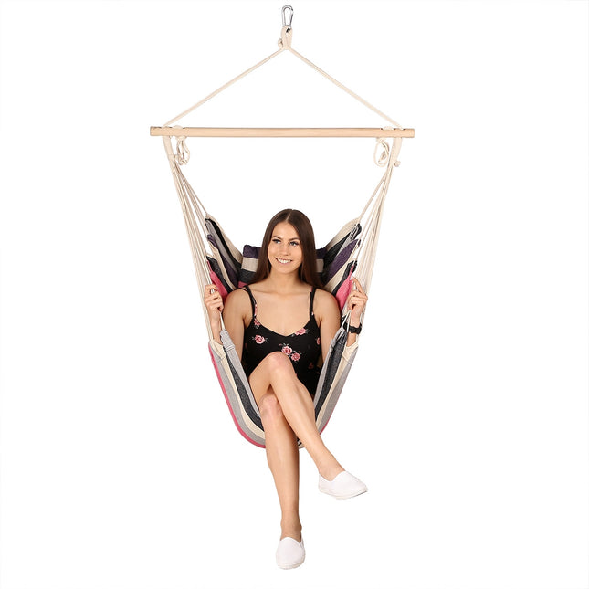 Brazilian Hammock Chair, Pink – Indoor/Outdoor Use