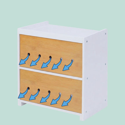 Bread Bin, Bamboo 2-Tier With Viewing Window