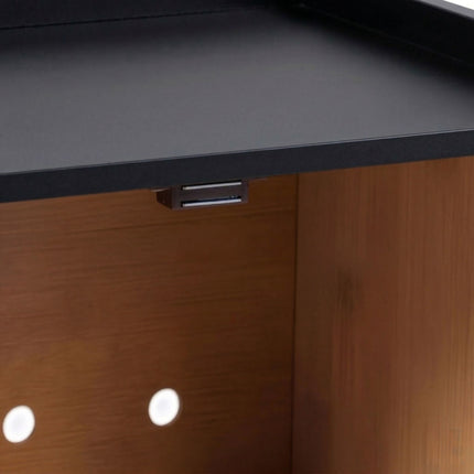 Bread Bin, Bamboo 2-Tier With Viewing Window