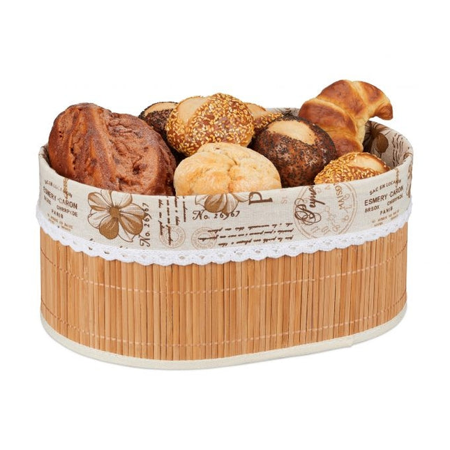 Bread basket in bamboo Paris