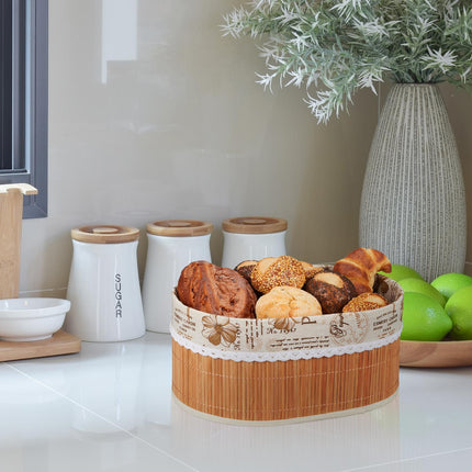 Bread basket in bamboo Paris