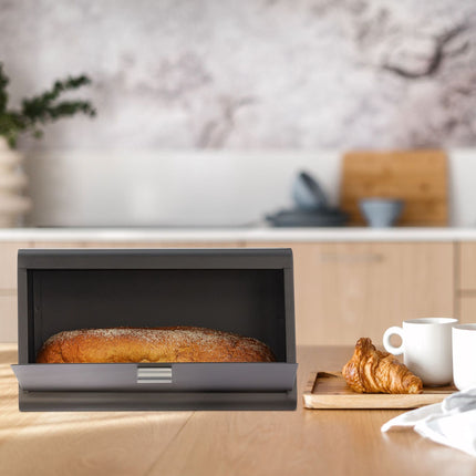 Bread basket in stainless steel