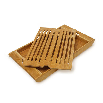 Bread cutting board with collector