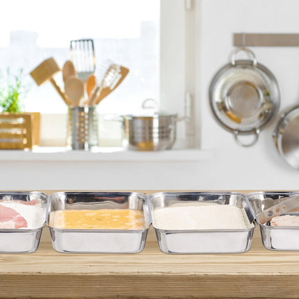 Breading Tray Set Stainless Steel