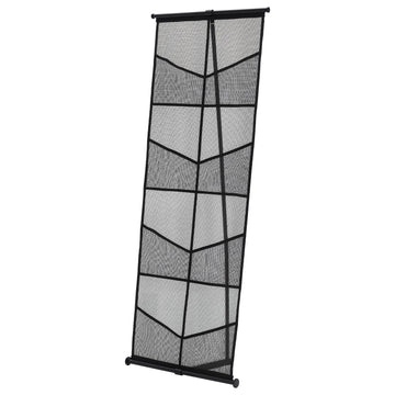 Brochure Display Stand, 4-Tier Mesh 8-Pocket With Bag
