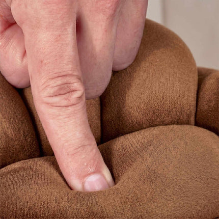 Brown Knot Pillow – 25 cm, Polyester Foam