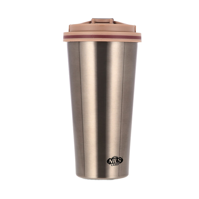Brown Thermal Cup – Insulated, Reusable, 18 oz
