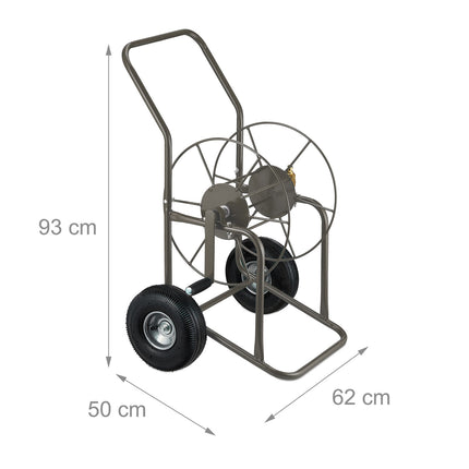 Brown hose cart