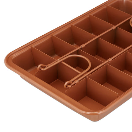 Brownie mold with liftable base
