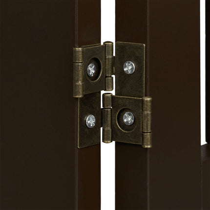 Brown security gate 70 cm