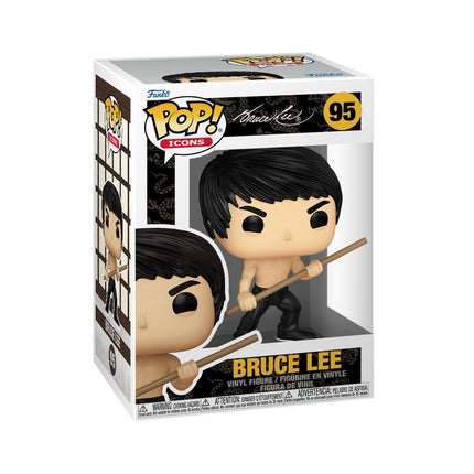Bruce Lee Funko Pop! Vinyl Figure with Bo Staff Collectible