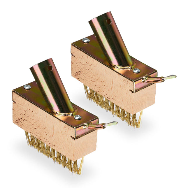 Borstel voor onkruidverwijdering set van 2