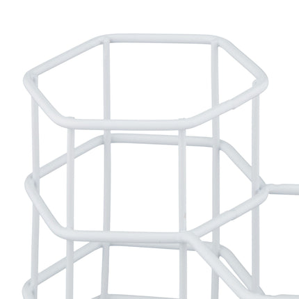 Brush holder with 3 compartments