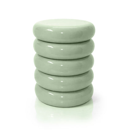 Bubble Design Iron Side Table & Stool