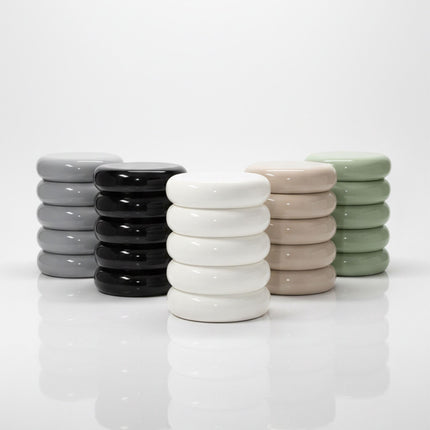 Bubble Design Iron Side Table & Stool