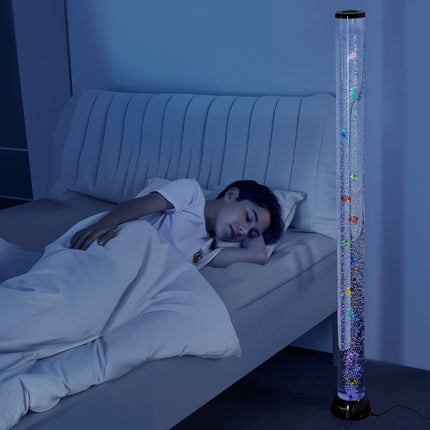 Bubble Tube Lamp, 150 cm, 16-Color, Remote Control