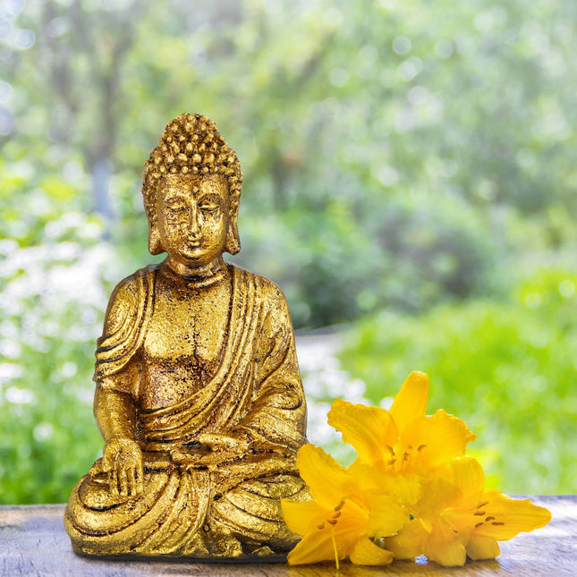 Buddha figure garden