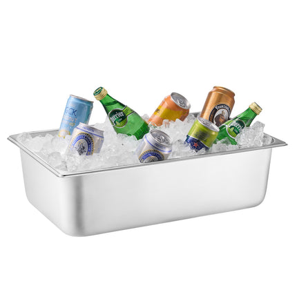 Buffet Condiment Server, 5-Pan Stainless Steel with Lid