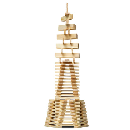 Building sticks 200 pcs. Wood white