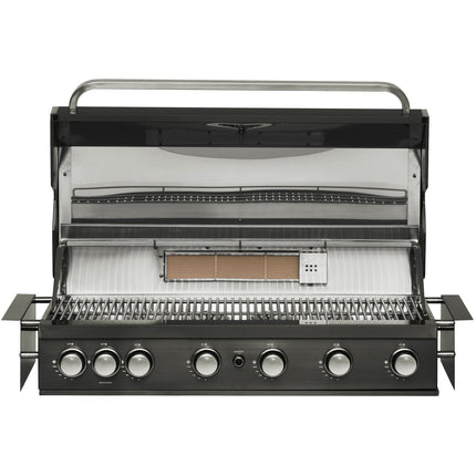 Built-In Gas Grill, 6 Burners, Stainless Steel, 95x46 cm