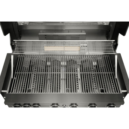 Built-In Gas Grill, 6 Burners, Stainless Steel, 95x46 cm