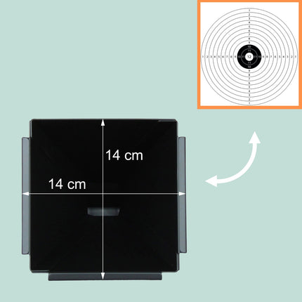 Bullet Trap for Air Rifles, 14x14cm Steel