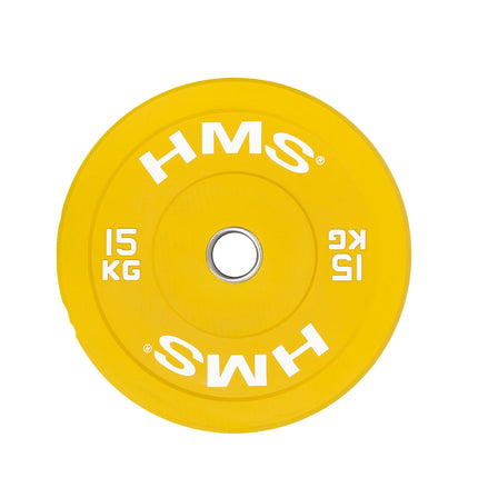 Bumper Olympic Plate, 15 KG, Yellow