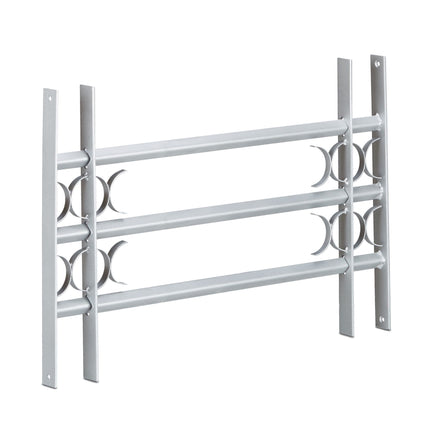 Burglar protection with extendable window grill