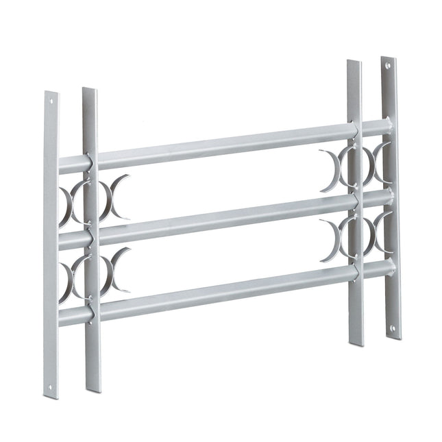 Burglar protection with extendable window grill