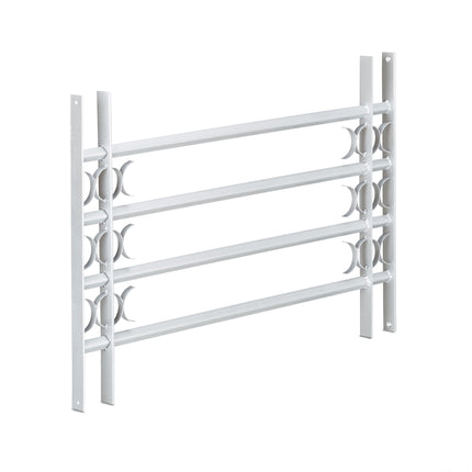 Burglary protection with extendable window grill