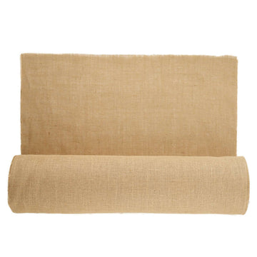 Burlap Fabric Roll, 36 in x 150 ft High-Density Jute