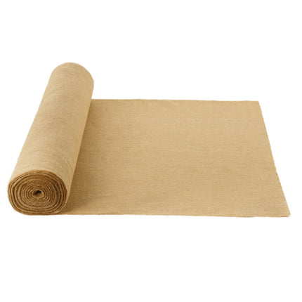 Burlap Fabric Roll, 40 In x 75 Ft, High-Density Jute