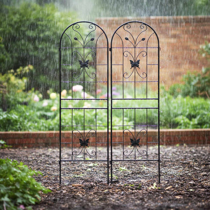 Butterfly Trellis Set, 2 Pcs – Metal Plant Supports