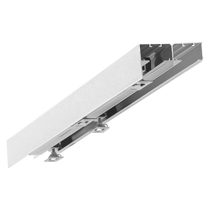 Bypass Sliding Door Hardware Kit, Dual-Track 4 ft, 2 Door