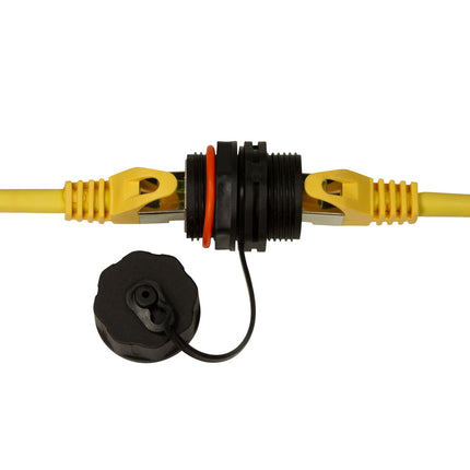 CAT6A Screw connection Outdoor 2 x RJ45 IP68