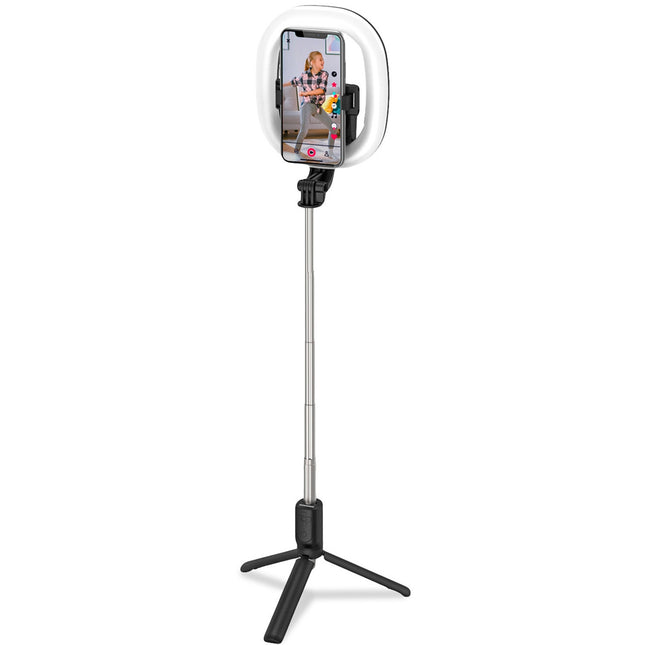 CLICKRINGBT Ring light with Tripod/Selfie stick
