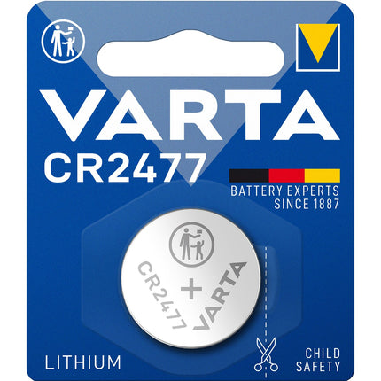 CR2477 3V Lithium Coin Cell Battery, 1-Pack