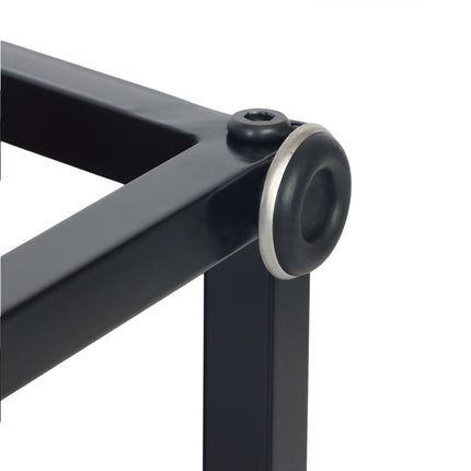 C-Shaped End Table – Metal & MDF, Sofa & Bed Use