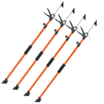 Cabinet Jack Support Poles, 4-Pack, 116–290 cm, 70 kg
