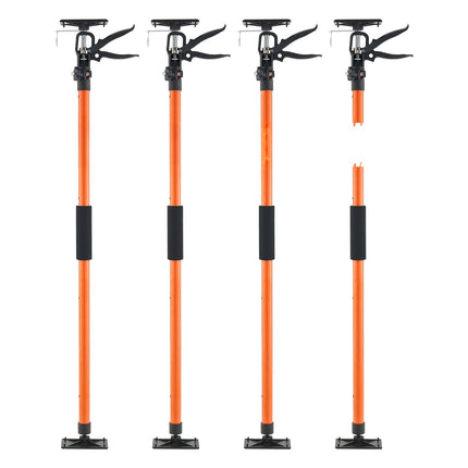 Cabinet Jack Support Poles, 4-Pack, 116–290 cm, 70 kg