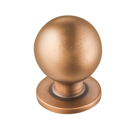 Cabinet Knobs 12-Pack, 25mm Zinc Alloy, Antique Brass
